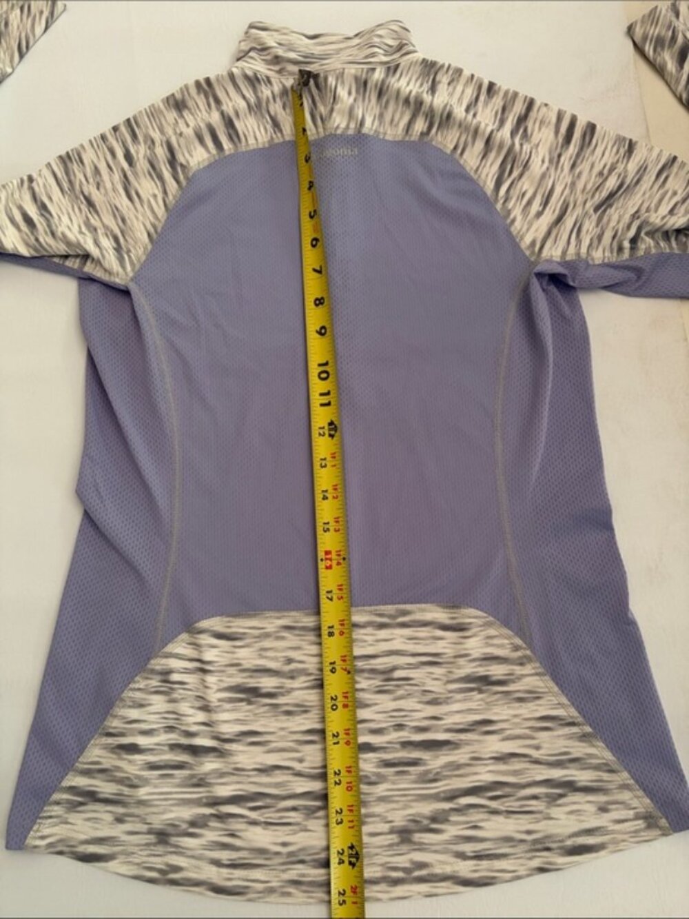 Patagonia Women’s Top All Weather Zip Neck Shirt Pullover Purple New size Small - Picture 15 of 16